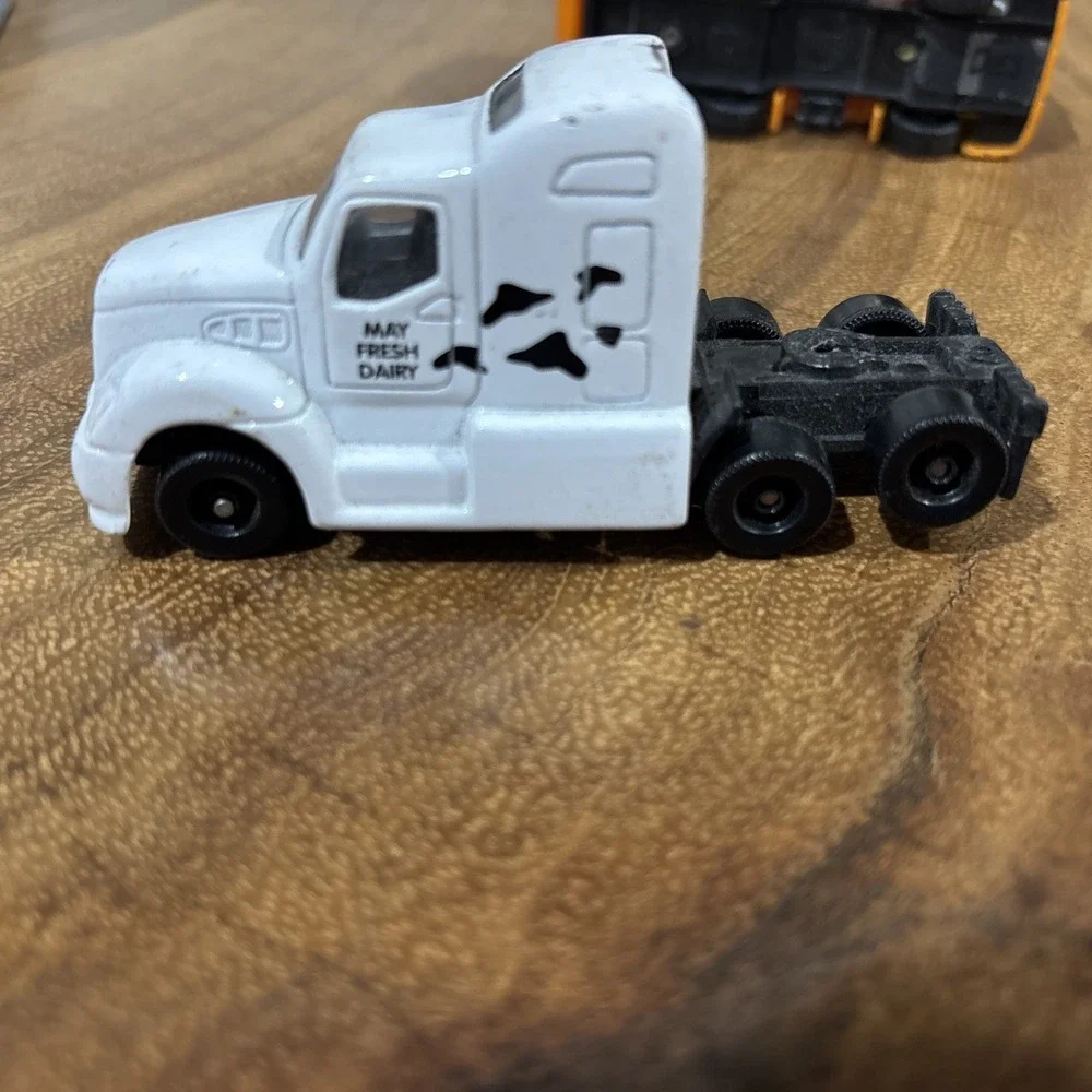 Toy Truck Lot - SIKU Mercedes Actros Garbage Truck & Road Champs Micro Semis